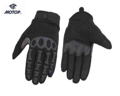 China Durable Custom PU Patch TPR Motorcycle Cycling Gloves for sale