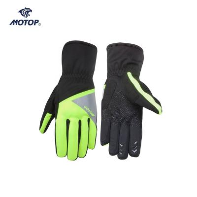 China Durable Waterproof And Windproof Winter Sports Outdoor Cycling Gloves With GEL Padding for sale