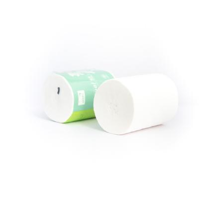 China 100% natural bamboo paper cheapest price free sample custom coreless bamboo toilet paper tissue OURRU pulp for sale