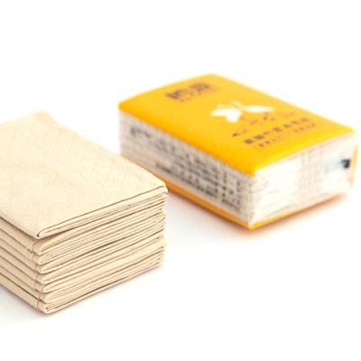 China 100% Virgin Bamboo Pulp OULU Custom Bamboo Mini Pocket Tissue Paper 4Ply 8 Sheets for sale