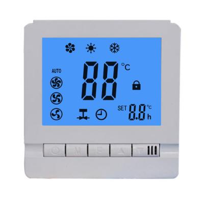 China Modern Cooling / Heating Thermostat HVAC Fan Control For House Adjustable Thermostat for sale