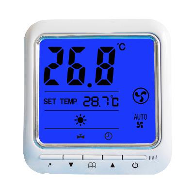 China High Quality Big LCD Display Hotel Thermostat Smart WIFI Room Central Air Conditioning Thermostat 485 MODBUS Temperature Controller for sale