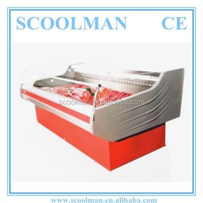 China Single-temperature Supermarket Fresh Meat Display Butcher Equipment for sale