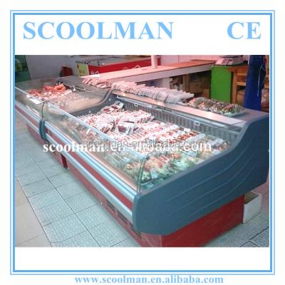 China Commercial Single-temperature Meat Counter Butchery Display Refrigerators for sale