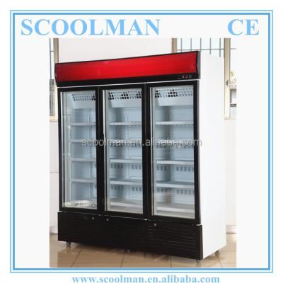 China Single-temperature Supermarket 5 Layers Upright Display Freezer for sale