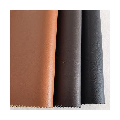 China Other Factory Provide Green And Fashionable PU Leather Feel Texture Leatherette Fabric for sale