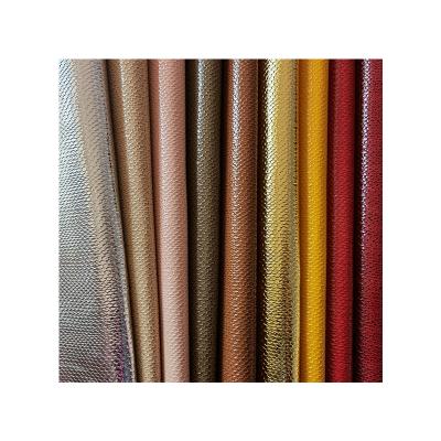 China Other china manufacturer custom synthetic melon hami leather faux leather pu synthetic fabric for shoe lining for sale