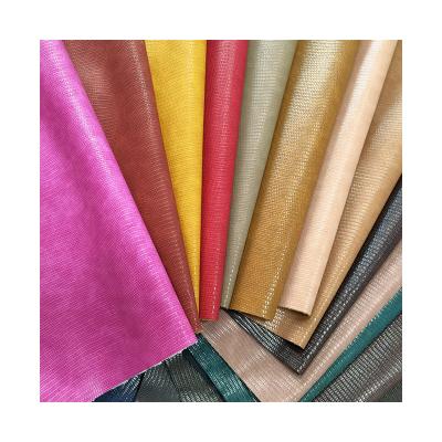 China Other Popular Leatherette Can Be Customized To Design Hami Synthetic Melon PU Leather Fabric for sale