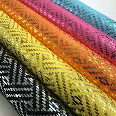 China Waterproof Wholesale 100% Comfort Print Backing Woven Outdoor Synthetic Stamping Digital Suede Fabric For Shoes Hat for sale