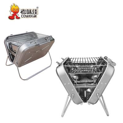 China Wholesale Easily Assembled China BBQ Mini Portable Folding Home Outdoor Grill For Camping for sale