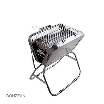 China DONZEAN Factory Hot Sales Standard Kebab Towel Stainless Steel Charcoal BBQ Grill Easily Assembled for sale