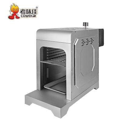 China Backyard Park Stainless Steel LPG Lamb Pork Chicken Steak Gas Barbecue Easily Cleaned Camping Grill for sale