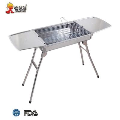 China Easily Assembled Japanese Philippines Easily Assembled Stainless Steel Outdoor Portable BBQ Grill for sale