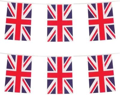 China Durable Britain Union 20 Flags Jack Bunting Garland Banner Street Party Decorations for sale