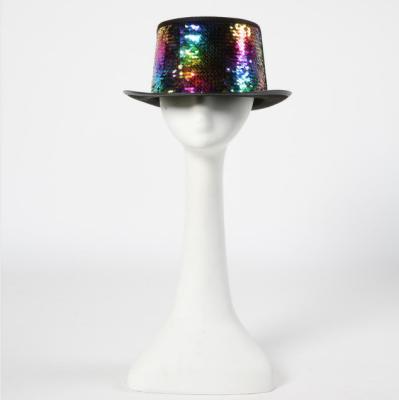 China Verified Factory New New Year Jazz Sequin Hat Party Hats New Year Hat Factory New Year Verified for sale