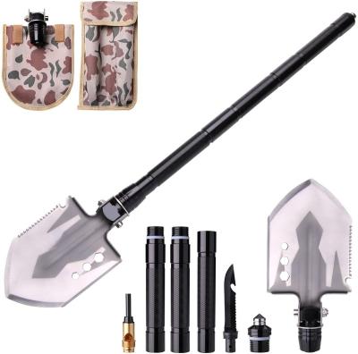 China Black Tea Shovel Portable Multi-Tool Camping Military Folding Tactical Entrenching Shovel Shovel, Outdoor Shovel For Outdoor Camping Hiking for sale