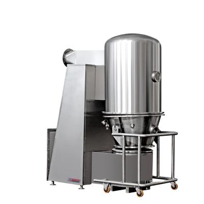 China Medicine Curing Good Price Lab Vertical Liquid Boiling Bed Dryer Machine For Milk Juice Powder Granules Pharmacy Drying Fluidized Bed for sale