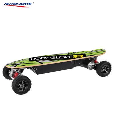 China Wood Brushless Motor 4 Wheel Balance Electric Skateboard With Remote for sale