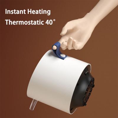 China Home Mini Electric Air Heater Fan Portable Bladeless Car Winter Room Heating Equipment for sale