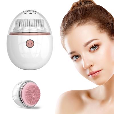 China Acne Treatment New OEM Face Beauty Sonic Silicone Facial Cleansing Brush Electric Waterproof Face for sale