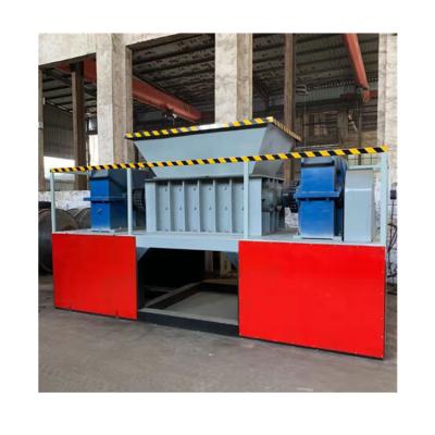 China Other New Arrival Industrial Shredder Furniture Double Shaft Hob Chute Tire Shredding Machine for sale