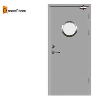 China Modern UL EN1634 / BS476 Listed Steel Fire Push Bar Rated Door For Exit for sale