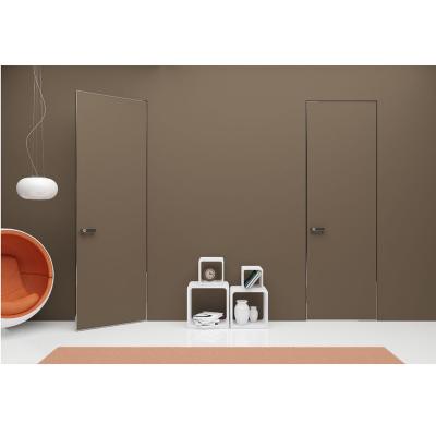 China Contemporary Flush Interior Wooden Invisible Internal Door for sale