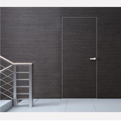 China Contemporary Flush Interior Wooden Invisible Bedroom Door for sale