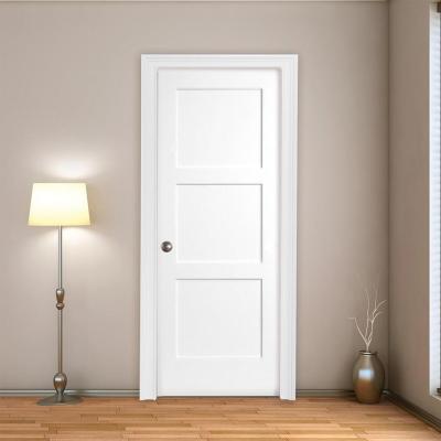 China Contemporary Painted Interior Prehung Wood Shaker Interior Doors for sale