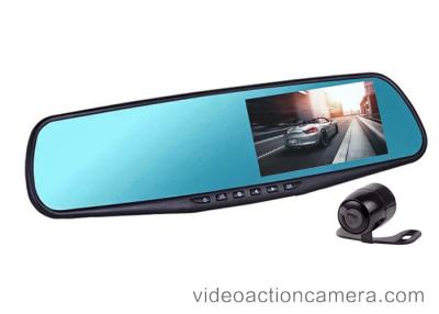 China Black Box H.264 Dual Camera Dash Cam With Gps , Dual Hd Car Dash Cam 3.0 Mega Pixel for sale