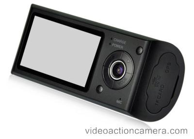 China Dual Lens Car GPS Video Recorder 2CMOS Sensor With 140 Degree Viewing Angle for sale