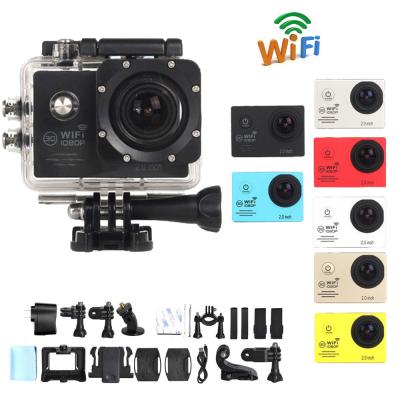 China Black Ultra HD Sports Action Waterproof Camera With 2 Inch LTPS LCD for sale