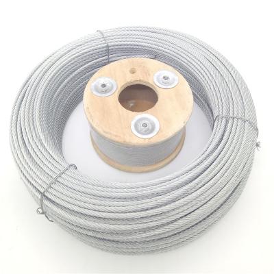 China Safety Seal 3.5mm 7*19 Galvanized Steel Wire Rope For Winch High Tensile Steel Cable for sale