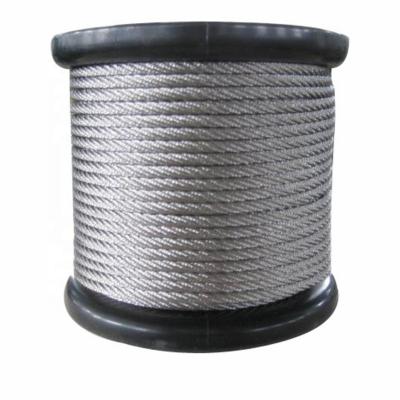 China Haul 114 Wires 6x19 HDG Steel Wire Rope 8mm for Overhaed Doors, Small Rope Drives and Lifting Gear for sale