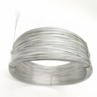 China Factory 1x7 2mm Thickly 7 Wire 304 316 Stainless Steel Single Strand Wire Rope for sale