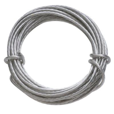 China Wire Binding Service 1x7 7x7 1.2mm 1.5mm 2mm 3mm PP OEM Customized 4mm PVC Covered Clothesline For Outdoor And Indoor Use for sale