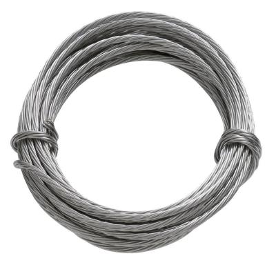 China Picrture Iron Rope Manufacturers 1x7 1mm Galvanized Iron Wire Compact Hanging Wire Rope for sale