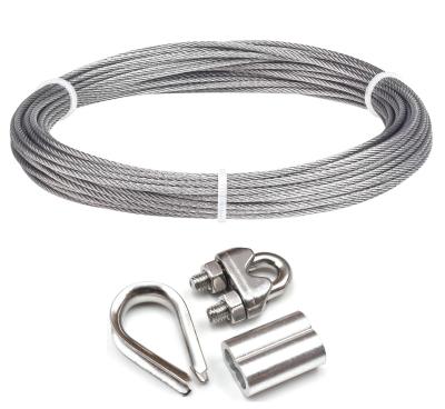 China Binding Wire Guaranteed High Quality Wire Rope Kit And Steel Cable Assembly for sale