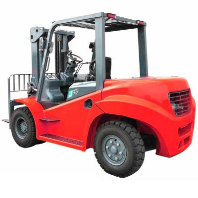 China High Efficiency Diesel Forklift Forklift Truck 7 Ton Mast Optional 3m, 4m, 4.5m, 5m for sale