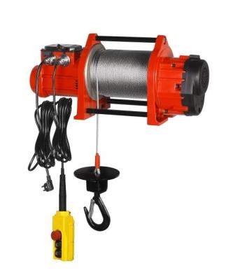 China 200KG And Lifting Height 70m Fast  Electric Rope Hoist 70M With Permanent Magnet Frequency Conversion Motor Te koop