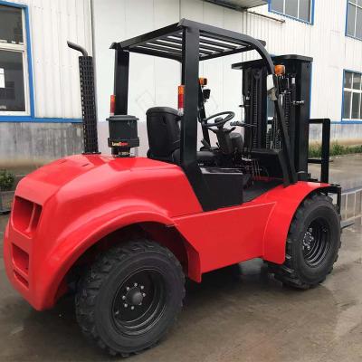 Κίνα Ευρείες διαδρομές 3,0 τόνος 4 τραχύ Forklift 4WD diesel εκτάσεων τεσσάρων Drive προς πώληση