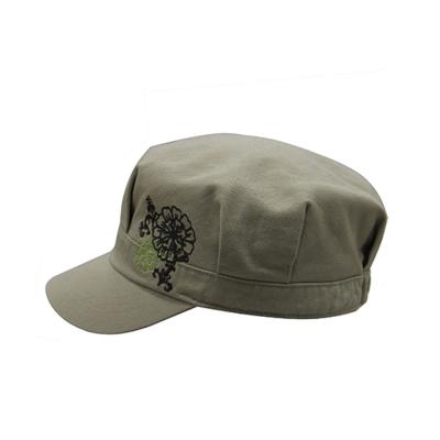 China COMMON Custom Embroidered Flat Hat Men Outdoor Sports Hats Army Men Women Military for sale