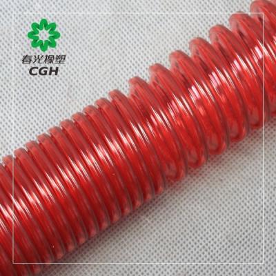 China Wide Edge / Flexible / Stretchable Static CGH / Anti - Vacuum Cleaner Hose (Wide Edge PVC Stretch Hose) for sale