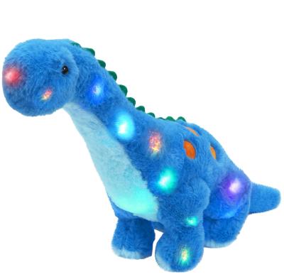 China OEM Light Up Soft Plush Dinosaur Diplodocus LED Plush Toy Custom Light Up Diplodocus Soft Plush Dinosaur Diplodocus Longs Plush Toy Night Lights Glow Pillow LED Neck Birthday Gifts for sale