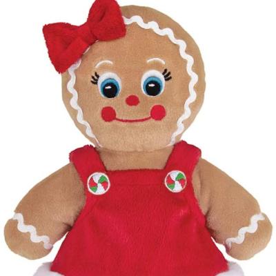 China HOT Selling Custom Made Ginger Plush Stuffed Animal Gingerbread Plush Gingerbread Girl for sale