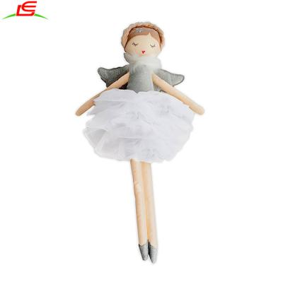 China Promotional Keychains Cute Plush Doll With Angel Wing Toy For Kids for sale