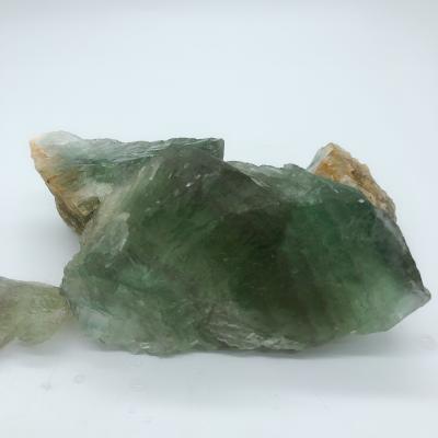 China China Factory Direct Products Green Fluorite Raw Stone Crystal For Healing Gemstone for sale