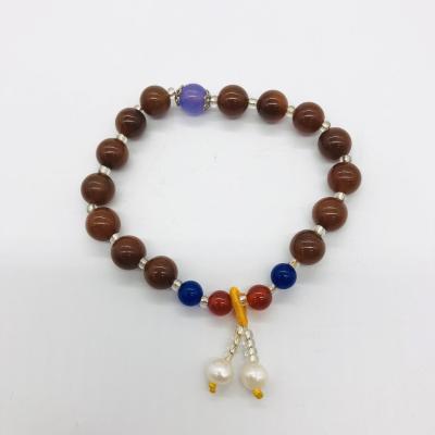 China Factory direct products romantic red handmade agate bracelet folk crafts for sale