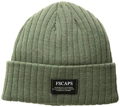 China Winter COMMON Ply Beanie Hat Custom Daily Factory Supplier Camouflage Green Slouchy Wool Knitted Beanie for sale