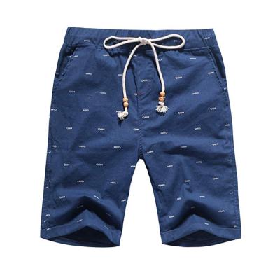 China Wholesale Custom Viable Print Booty Shorts Casual Classic Fit Shorts High Quality Men's Canvas Summer for sale